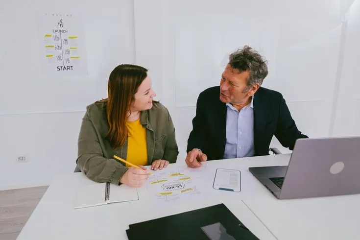 Équipe Business Vector en collaboration